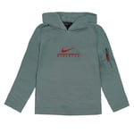 Nike Childrens Unisex Vintage Boys Athletic Hoodie - Grey Textile - Size Large