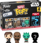 Figurka Funko Pop Star Wars Bitty Funko Pop 4 Pack 2.5Cm Han Solo Chewbacca Greedo