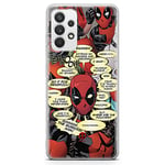 ERT GROUP Coque de téléphone Portable pour Samsung A32 4G LTE Original et sous Licence Officielle Marvel Motif Deadpool 008 Parfaitement adapté à la Forme du téléphone Portable, Coque en TPU