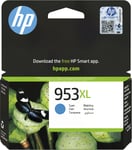 HP 953XL - Høy ytelse - cyan - original - blekkpatron