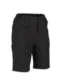 Mil-Tec Elastic Assault Shorts (Svart, 3XL) 3XL Svart