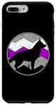 Coque pour iPhone 7 Plus/8 Plus Drapeau asexué LGBT vintage LGBTQ Ace Asexuality Gay Pride