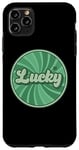 Coque pour iPhone 11 Pro Max Chanceux jour de la Saint-Patrick Trèfle à 4 Feuilles Vert