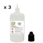 3 x 100ml Pure Isopropyl Alcohol 99.9% LAB IPA Isopropanol - UK Stock FREE POST