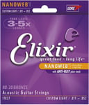 CEL11027 CORDES ACOUSTIQUE NANOWEB ELIXIR CUSTOM LIGHT 11-15-22-32-42-52