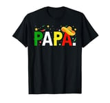 Mexican Fiesta Birthday Party Theme Papa Matching Family Dad T-Shirt