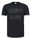 Greater Than A Base Don't Blink Tee Black - XL