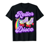 Cool Roller Skating Skate Girl 1970s Retro Roller Disco T-Shirt