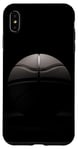 Coque pour iPhone XS Max Ballon de basket simple noir et blanc