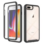 Full Protection Skal iPhone 6 Plus/6S Plus/iPhone 7 Plus/iPhone 8 Plus Svart