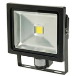 Projecteur LED COB 30W 2100 lm Détecteur présence - Eclairage extérieur étanche IP54