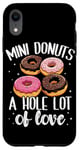 Coque pour iPhone XR Mini donuts A Hole Lot of Love Mini Donuts