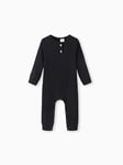 PatPat Grenouillère pour bébé garçon & fille: pyjama sans pieds, vêtements en coton doux pour nouveau-nés, manches longues, confort quotidien des bébés de 0 à 31 mois offrir 6-9 mois