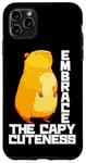 Coque pour iPhone 11 Pro Max Embrassez le jeu de mots Capybara Capy-Cuteness pour les visiteurs du zoo