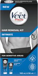 Veet Men Intimate Hair Removal Kit, with Hair Removal Cream and Aftercare Balm,