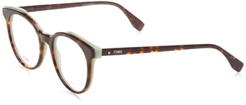 Fendi Women's FF 0249 086 50 Sunglasses, Brown (Dark Havana)