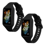 Silicone Watch Strap Set for Huawei Band 7 Band 6 Honor Band 6 