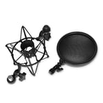 Adam Hall Stands DSM 400 - Suspension microphone avec filtre anti-pop