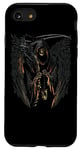 iPhone SE (2020) / 7 / 8 Angel of Death Grim Reaper Scary Halloween Occult Dark Art Case