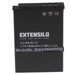 Battery for Nikon Coolpix AW100s AW100 AW120s AW110 AW120 A1000 A900 1000mAh