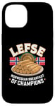 iPhone 14 Lefse Norwegian Breakfast If Champions - Norway Food Case