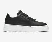 WOMENS NIKE AIR FORCE 1 PIXEL SIZE UK 4 EUR 37.5 (CK6649 001) BLACK / WHITE