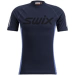 Swix Roadline RaceX T-Skjorte Herre Dark Navy/Lake Blue, XL