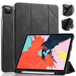 DG MING iPad Pro 11"" See Series Trifold Suojakotelo - Musta