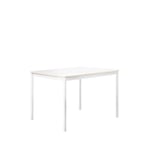 Muuto Base dining table White. plywood edge. 140x80cm