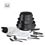 TEFAL INGENIO Batterie de cuisine 15 pcs, Induction, Revetement antiadhésif, ...