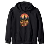 Not all who wander are lost Book reader Nature Zip Hoodie