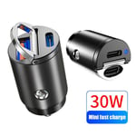 Type C Car Charger USB QC 4.0 3.0 PD For iPhone 13 12 Samsung Huawei Xiaomi