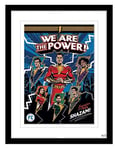 Pyramid International Shazam Affiche du film dans un cadre (Fury of the Gods – We Are the Power Design avec bordure blanche) encadrée dans un cadre de 30 x 40 cm – Produit officiel