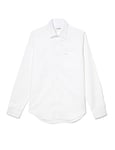 Lacoste Men's CH8522 Chemise, Blanc, M