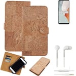 FOR OnePlus Nord N100 SMARTPHONE CASE COVER WALLETCASE CORK