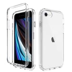 Heltäckande Skal iPhone 8 Genomskinlig