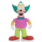 Les Simpson - Poupée Parlante Krusty - 40 cm - Modes Gentil et Méchant - Poupée à Ficelle Krusty - 14 Phrases - Licence Officiel - Packaging Fidèle - L'Épisode Treehouse of Horror III - 14 Ans +