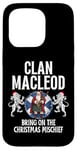 Coque pour iPhone 15 Pro MacLeod Clan Noël Écosse Nom de Famille Fête