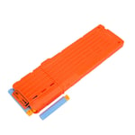 (Opaque Orange))18 Dart EVA Soft Bullet Clip Darts Plastic Gun Toy Cartridge