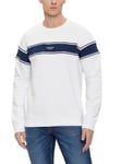 Sweat Hommes GUESS Inséré Stripe Sweat-Shirt Purwhite M Choix = P M4GQ16KC6W1