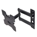 Single Arm Tilt and Swivel TV Wall Mount Bracket for 14"-50" LCD LED Plasma