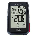 SIGMA ROX 2.0 Noir Top Mount Set | Compteur Cycle GPS sans Fil & Navigation avec Support déporté Court Inclus | Pur Plaisir de Navigation GPS en extérieur