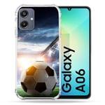 Cokitec Coque Renforcée pour Samsung Galaxy A06 Sport Football Stade