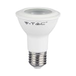 V-Tac 5,8W LED lampa - Samsung LED chip, PAR20, E27 - Dimbar : Inte dimbar, Kulör : Varm