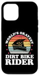 iPhone 12/12 Pro Worlds Okayest Dirt Bike Rider Motocross Boys Girls Men Case