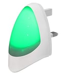 Green Automatic LED Night Light - Plug in & Energy Saving Dusk 2 Dawn LED Night Light Sensitive Night Light