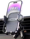 Pnitri Car Phone Holder, Air Vent Protective Car Phone Mount - Hook Clip & Legs Double Support Stable Universal Mobile Mount Cradle Compatible with iPhone/Galaxy/Huawei(4.0'-7.0')