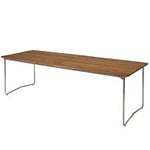 Grythyttan Klassiker bord B31 teak/varmförzinkat 230x92 cm