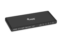 Equip 332716 Ultra-Slim 2-Port HDMI 2.0 Splitter/HDMI Splitter 2.0 2 Port Ultra