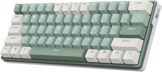 RK ROYAL KLUDGE RK61 Plus Mechanical Keyboard, 60% Wireless Gaming Keyboard US